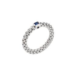 FOPE Flex'it Souls Ring mit blauem Saphir