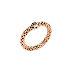 FOPE Flex'it Souls Ring mit schwarzem Diamant