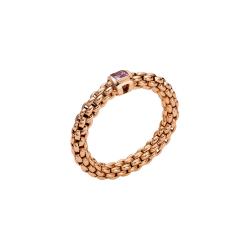 FOPE Flex'it Souls Ring mit rosa Saphir