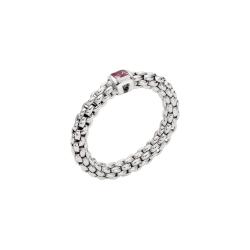 FOPE Flex'it Souls Ring mit rosa Saphir